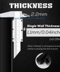 Diagram showing 26 Inch Mountain Bike Inner Tube Fits 26x1.75 To 2.125 Tires Schrader Valve 32mm thickness measurement