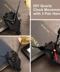 Quartz Pendulum Trigger Clock Movement With Westminster Chime Melody Clock Kit Includes 3 Pairs Of Hands on books