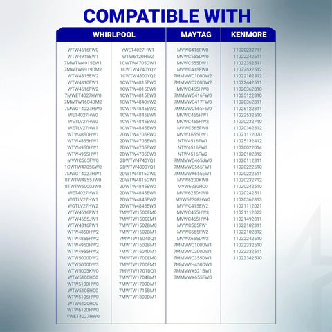 Washer Shift Actuator Replacement For Whirlpool Kenmore Washing Machines 49tyz-e120a1 compatibility chart image