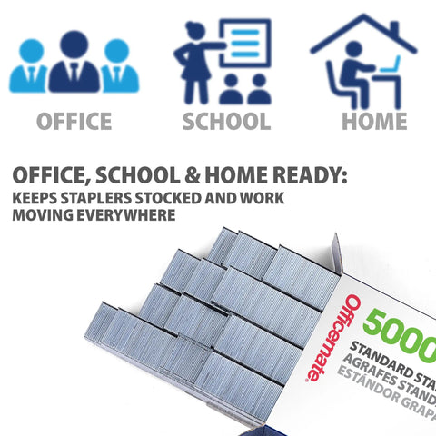 No Hassle Chisel Point Staples With One Quarter Inch Legs Serve As Workhorse Fasteners In Five Huge Boxes For Twenty Five Thousand Total Units Perfect For Schools And Offices To Clamp Papers Solidly Today