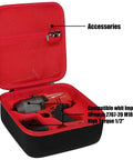 Durable Hard Case For Milwaukee 2767-20 M18 FUEL Half Inch Impact Wrench Case Only, open with wrench and accessories.