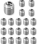 Stainless Steel Threaded Wood Insert 1/4-20 Internal Threads 5/8 Inch Long 20 Pack for hardwoods, softwoods, and composites.