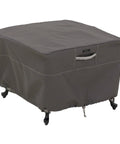 Ravenna Water Resistant 26 Inch Square Patio Ottoman Table Cover Built To Last For Outdoor Furniture Fits 26L 26W 17H Heavy Duty Gardelle One UV Weatherproof Shield