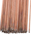 ER70S-2 Carbon Steel Stick Electrode 1 Eighth Inch By 36 Inch 10 Lb Pack With A Rock Solid Arc for mild steel welds close-up view