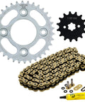 Honda Grom Drive Chain And Sprocket Combo 15T Front 34T Rear 420 X Ring Chain 106 Links Master Link Clip with oil