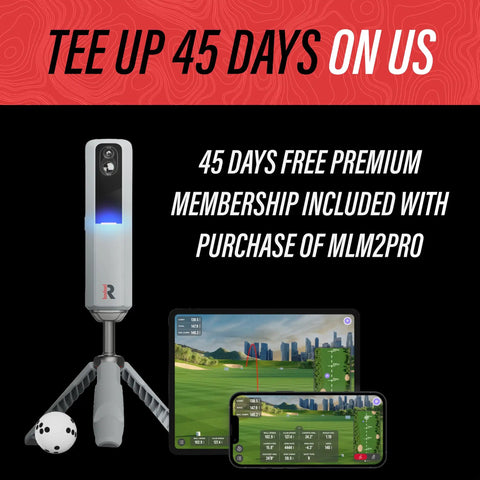 Launch Monitor Golf Simulator And Swing Trainer With Shot Tracker For Home And Driving Range, 15 Key Metrics Measured.