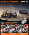 Front Wheel Bearing Hub Assembly 513224 For Dodge Challenger 2008 To 2014, Charger 2006 To 2014, Magnum 2005 To 2008, Chrysler 300 2005 To 2014 With ABS 5 Lug RWD Replacement Hub shown in load-bearing scenarios with off-road vehicles.