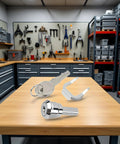 Sturdy Stainless Toolbox Lock And Cabinet Drawer Lock Set With 180 Degree Rotation Unlocking Built Tough Universal Design 1 Cylinder 1 Fastening Tab And 2 Keys Heavy Duty Iron Hardware For Secure Toolboxes And Cabinets.