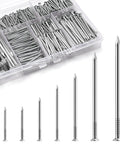 510 Piece Stainless Steel Nails Kit With 7 Sizes For Woodworking Fencing Furniture And DIY Projects Pro Grade Rust Resistant