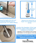 Diagram showing measuring methods for 2 Inch Dual Flush Toilet Valve Repair Kit For Two Piece Toilets with size instructions.