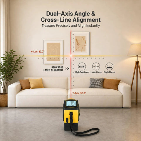 4In1 Digital Measuring Tool With 328Ft Laser Distance Tracker And 16Ft AutoLock Tapeline For Interior Work That Delivers No Sweat Precision And Helps You Conquer Room Buildouts And Garage Layouts Like A Pro