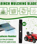 Lawnmower Tune Up Kit For D Series Compatible With D140 D150 D160 L120 L130 La140 La145 showing 48 inch mulching blades