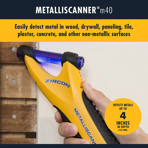 Built Different Electronic Metal Detector With Pinpoint Sweep For Nails And Fasteners Wall Scanner Finds Magnetic Metals Up To Four Inches Deep Inside Concrete Or Standard Drywall Panels