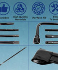 Spare Tire Tool Kit With Jack Handle And Wheel Lug Wrench For Silverado Tahoe Suburban Sierra Yukon Escalade 1999 2019 2002 2018