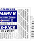 MERV 8 Pleated Air Filter 20x20x1 Inches, 12 Pack For Dust And Allergy Control In HVAC Systems, electrostatic design boxes