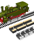 HO Scale Wheel Cleaners Kit With Four Rollers And Four Cleaners To Keep Loco Drive Wheels Spinning Clean Ideal For DC And DCC Engines