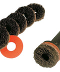 2 Inch Rotor And Hub Cleaning Tool For Brake And Rotor Installation Drill Compatible With Four Abrasive Pads Included