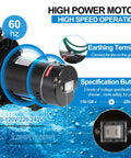 Kickass 2 Horsepower Pool Pump With Savage Six Thousand Eight Hundred Gallon Per Hour Flow and Self Priming Tech showing high power motor features.