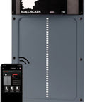 Automatic Chicken Coop Door Opener With Battery Power Weatherproof Aluminum Build Smart App And Timer Control device and app