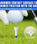 170 Pack Pro 4 Prong Golf Tees With Line Marking System Blue Three And Quarter Inch Plastic Tees To Reduce Friction