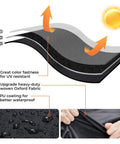 Heavy Duty Patio Heater Cover Built From Oxford Fabric Weather Resistant Waterproof Dust Proof Snow Proof Wind Proof with layers