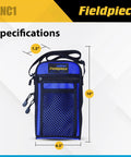 Deluxe Padded Meter Case For HVAC And Clamp Meters With Rugged Nylon Build Holds One Full Size Clamp Meter And Two Accessory Heads