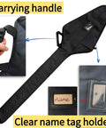 Heavy Duty Hema Sword Bag 55 Inch Long Sword Storage Case with handle and clear name tag holder made from waterproof nylon
