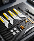 Ultimate Spare Parts Kit for S107 and S107G RC Helicopters in Yellow ABS Plastic and Alloy, including blades and tools