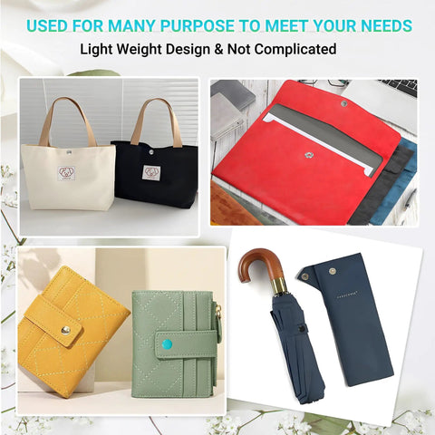 Collage of handbags, wallets, and umbrellas for versatile everyday use