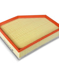 Rectangular Engine Air Filter Replacement for BMW 530e 530i 540i 740i 745e 840i X3 X4 X5 X7 with high dirt separation and low airflow resistance.