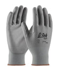 Two X Large Gray Nylon Work Gloves Crafted For No Sweat Comfort And Sick Finger Dexterity With Smooth Knit Cuff Barrier And Tough Abrasion Resistance For Any Day Job Grind, showing palms up.