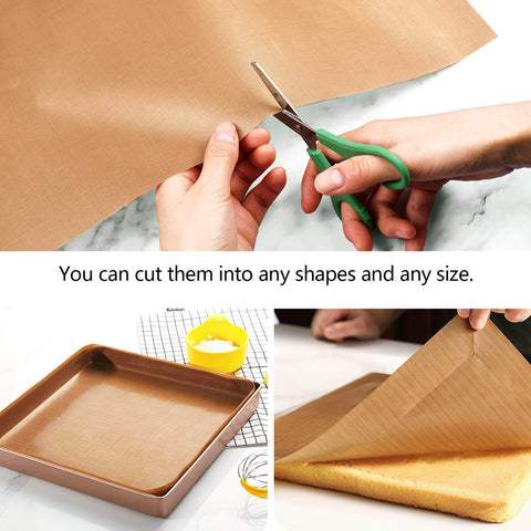 Cutting Nonstick Teflon Sheets For Heat Press Transfer, 18 Pack, 12 By 16 Inches, Heat Resistant Up To 518F, PTFE Craft Mats