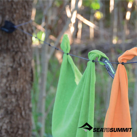 Lightweight Portable Camping And Travel Clothesline For Backpacking Hiking Bike Touring And More Quick To Attach With Hooks