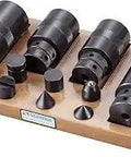 Ten Piece 65-140 Mm Adjustable Screw Jack And Pad Set with two 65-90 mm jacks, two 90-140 mm jacks, and pads for quick setup
