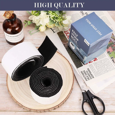 Snag These Two Pack Heavy Duty Self Adhesive Felt Tape Rolls For Protecting Hardwood Floors Chairs Furniture And Walls