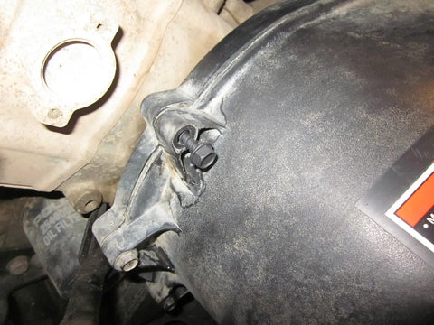 Heavy Duty Clutch Cover Screw Bolt Set Six Pack 14 Mm By One Three Quarter Inch installed on Polaris ATV engine.