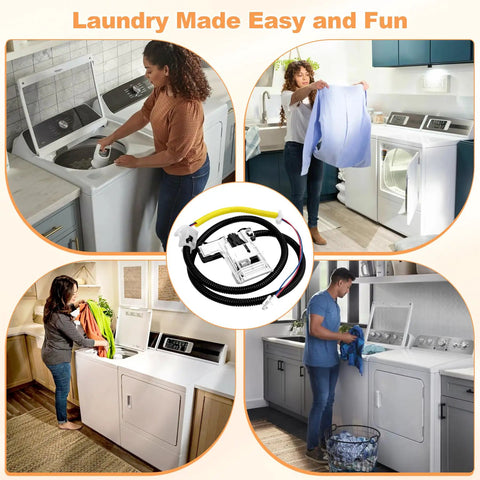 Washer Lid Lock Replacement For Front Load Washers No Fuss Easy Install Durable Replacement Part For MVWC465HW0 MVWC465HW1 MVWC465HW2 MVWC555DW1 MVWC565FW0 MVWC565FW1 MVWC565FW2 MVWX655DW1 MVWX655DW2 MVWX700AG0