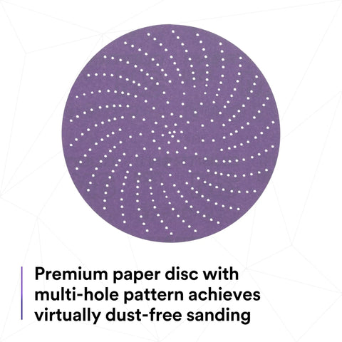 Hookit Clean Sanding Disc 732U 120 Plus Grit Vacuum Sanding Disc with C Weight Backing and Hook and Loop Attachment