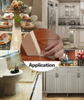 Application of Clear Plastic Shim Wedges 8 Pack for Leveling Tables, Appliances, and Furniture