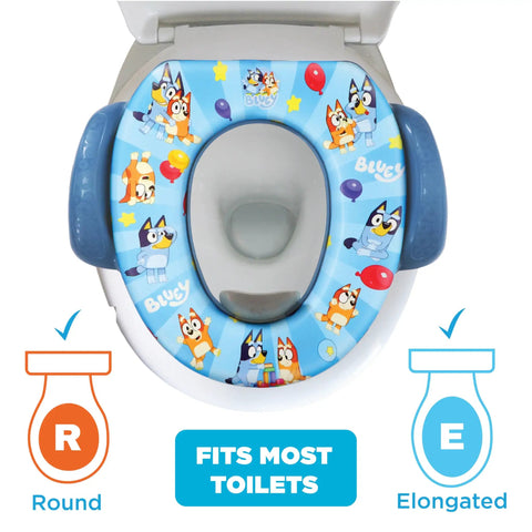 Super Comfy Kids Potty Training Seat With Cushioned Support And Easy Grip Handles That Fit Most Regular Or Elongated Toilets For Smooth Toddler Training And Mess Free Cleanup Built Tough For Real Life