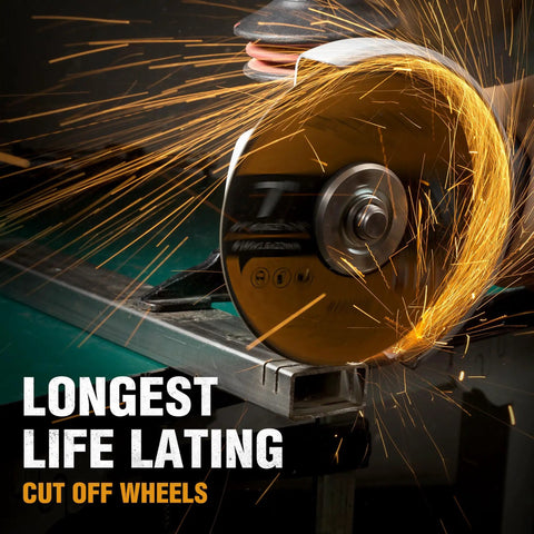 Cutting metal with 20 Pack 7 Inch Cut Off Wheels For Metal And Stainless Steel, aggressive cutting discs for angle grinder