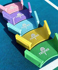 Colorful Racket Wall Mount Organizer For Tennis Badminton Ping Pong Multipurpose Space Saving Rack No Tools Needed