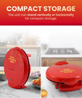 Cool 11 Inch Quesadilla Maker With Easy Slice Design Cooking Six Wedges Fast Perfect For Parties Nonstick surface for easy storage.