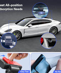 Dash Cam Sticky Pad Kit 4 Pack With High Bond Double Sided Tape For Front And Rear Mounts, Heat Resistant Windshield Stickers, car setup.