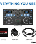 Versatile DJ Controller And Media Player With USB MIDI Go To Beatmaking Power VirtualDJ LE Compact Rig components