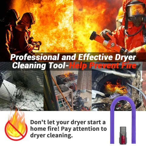 Firefighters and burning appliances emphasize the importance of Dryer Vent Cleaning Kit For V7 V8 V10 V11 V12 V15 Cordless Vacs.
