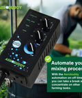 Variable Speed Controller With Interval Timer For 110V Electric Motors And Water Pumps, device near plants, Aerobuddy label