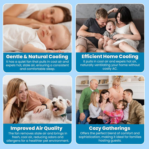 Premium Whole House Fan With Integrated Temp Timer And 3945 Cfm High Velocity Airflow For Killer Cool Down Performance And Massive Bang For Your Buck Energy Savings Quiet Operation Ceiling Mount Central Cooling Replacement For Hot Weather