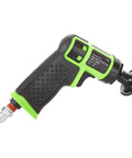 Heavy Duty Mini Air Surface Prep Sander Kit For Tight Spaces with compact lightweight design and quick change grip.