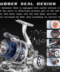 Saltwater Spinning Reel With 13 Plus 1 Ball Bearings Ultra Smooth Action Carbon Drag CNC Aluminum Spool And Handle